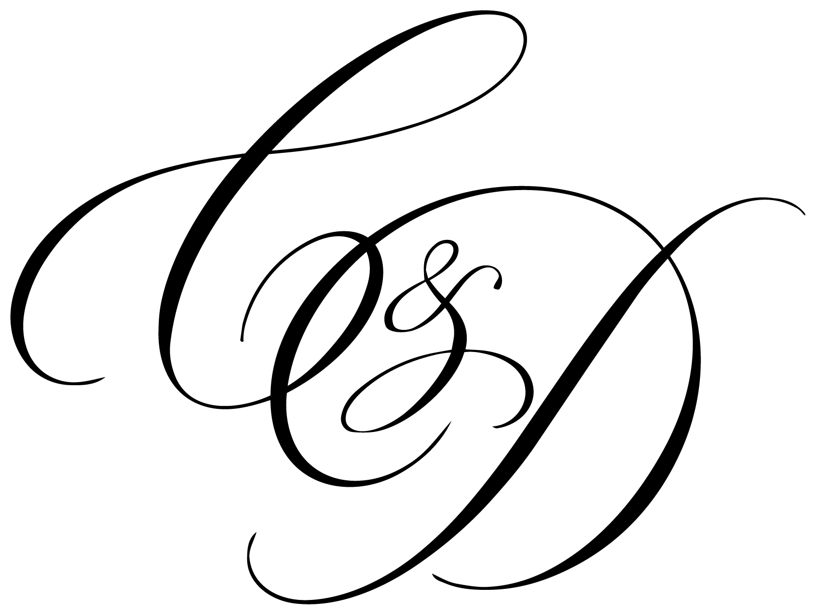 C and D monogram